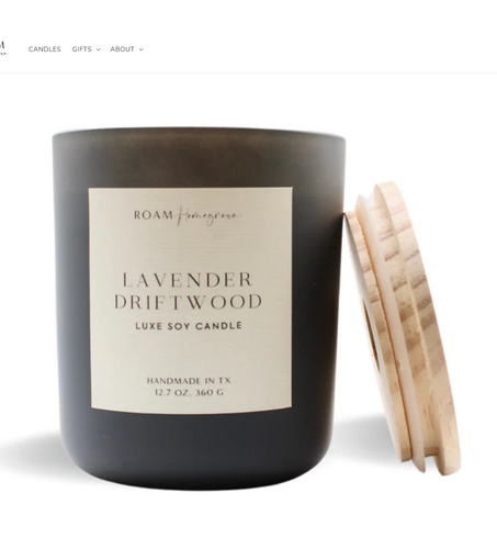 Lavender Driftwood Luxe Candle