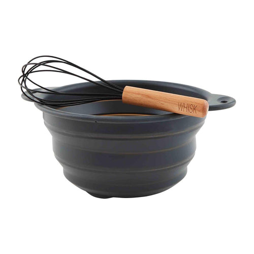Collapsible Bowl + Whisk