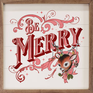 Pink Be Merry Deer White