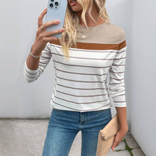 Colorblock Striped Crewneck