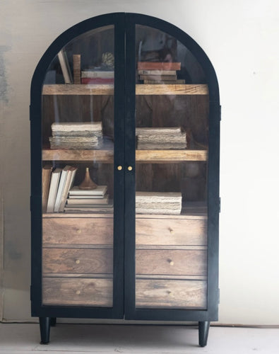 Black Wood Cabinet
