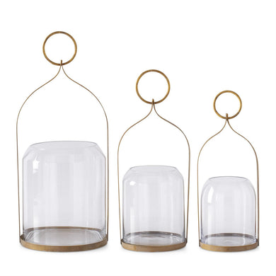 Round Loop Lantern Gold