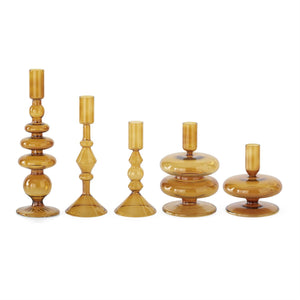Blown Glass Candleholder