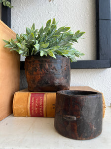 Vintage Wood Pots