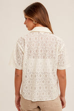 Lace Button Blouse