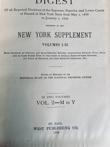 1900’s Law Library Books