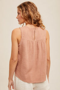 Lace Yoke Tank