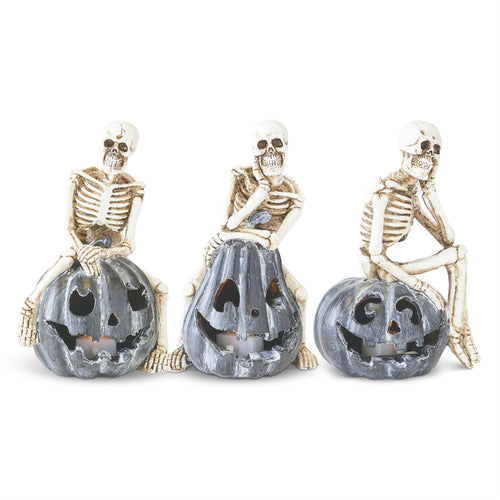 LED Skeleton + Pumpkin