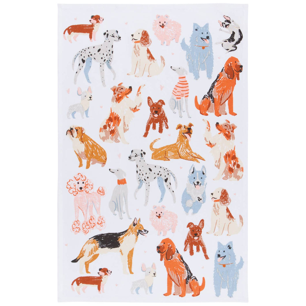 Puppies Dish Towel