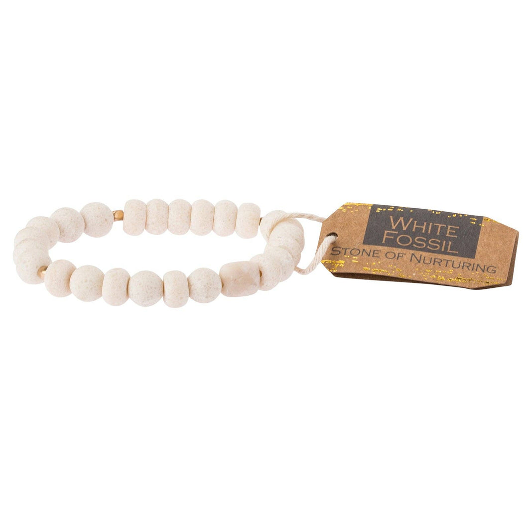 White Stone Bracelet