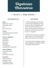 Sips & Snacks Recipe Cards
