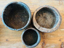 Vintage Wood Pots