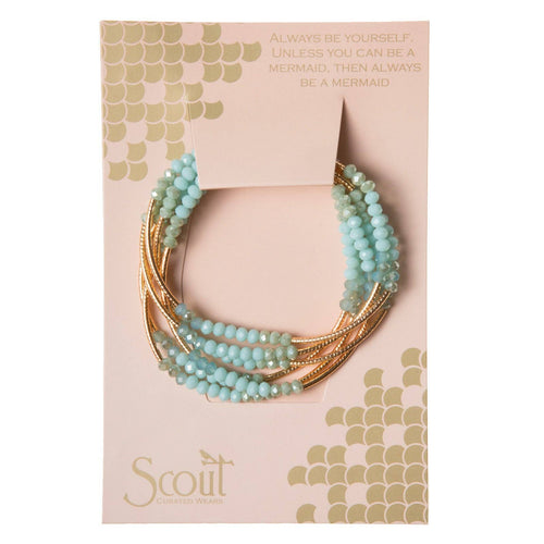 Scout Wrap : turquoise combo/gold