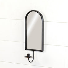 Black Metal Mirror Sconce