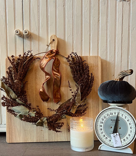 Dried Autumn Wreath