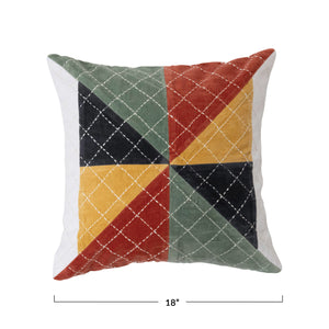 Velvet MultiColor Pillow