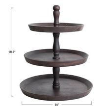 3 Tier Wood Tray