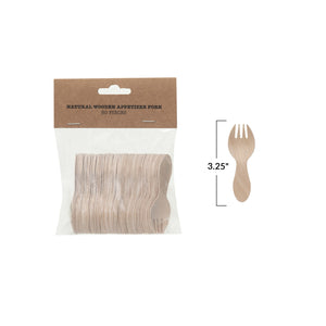 Natural Wood Spork