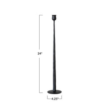 Black Iron Taper Holder