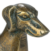 Antique Gold Dachshund