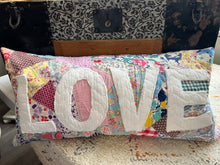 Handmade Quilted Love Pillow