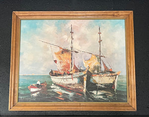 Vintage Sailboat Picture