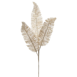 Gold Glitter Fern