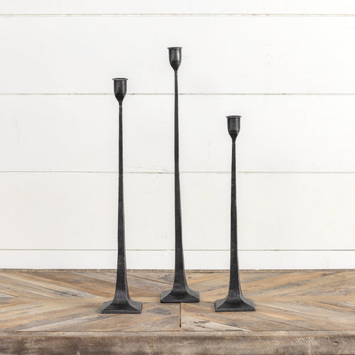 Cast Iron Black Taper