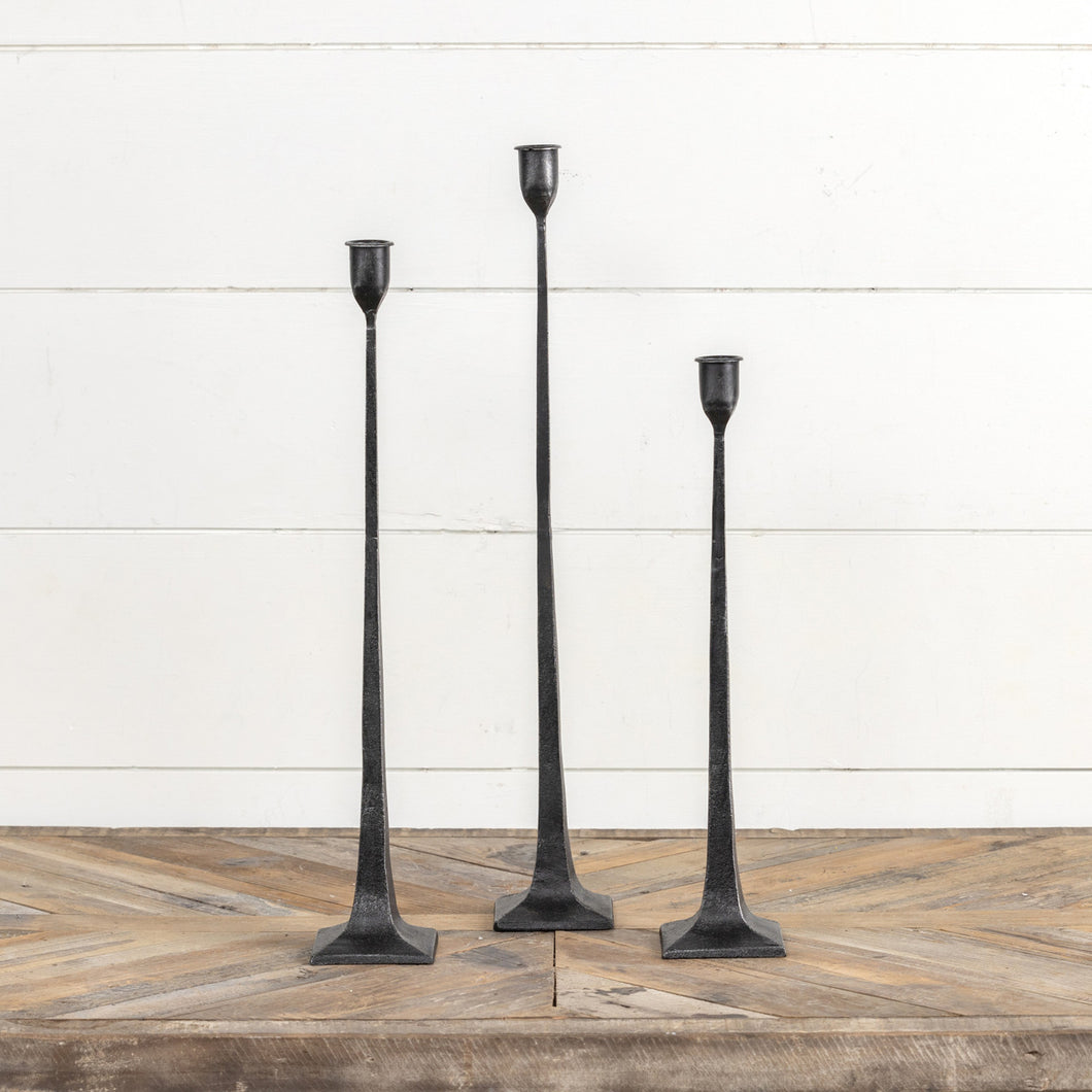 Cast Iron Black Taper