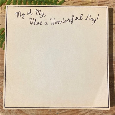 Wonderful Day Notepad