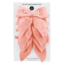 Velvet Napkin Bows, Rose