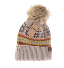 Fair Isle Print Beanie