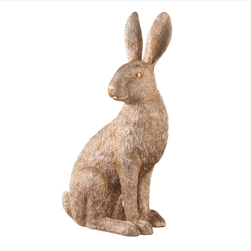 Gold Resin Bunny