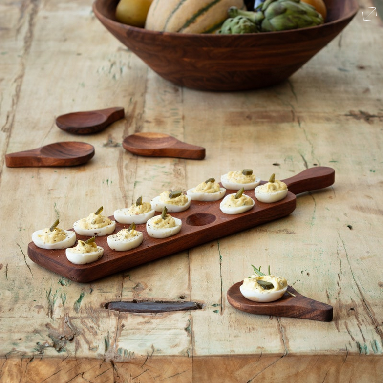 Wood Deviled Egg Board