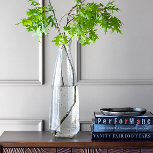 Clear Recycled Glass Vase