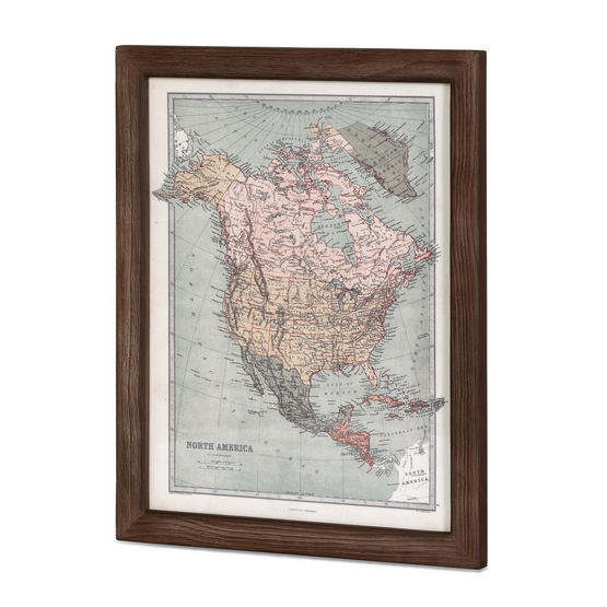 Framed Map