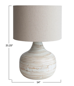 White Wash Lamp