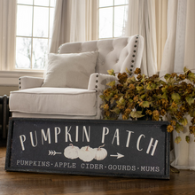 Black Pumpkin Patch Sign