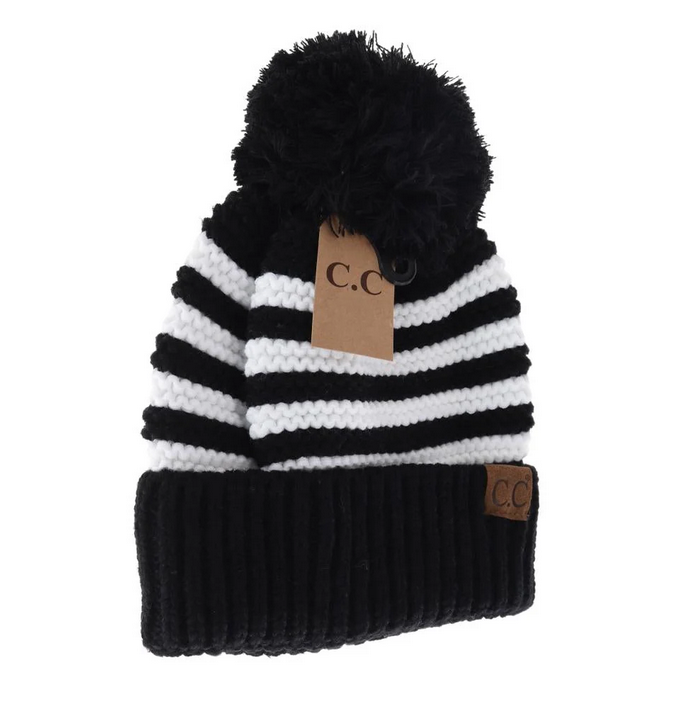 Knit Stripe Beanie