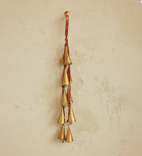 Gold Bells + Velvet Ribbon