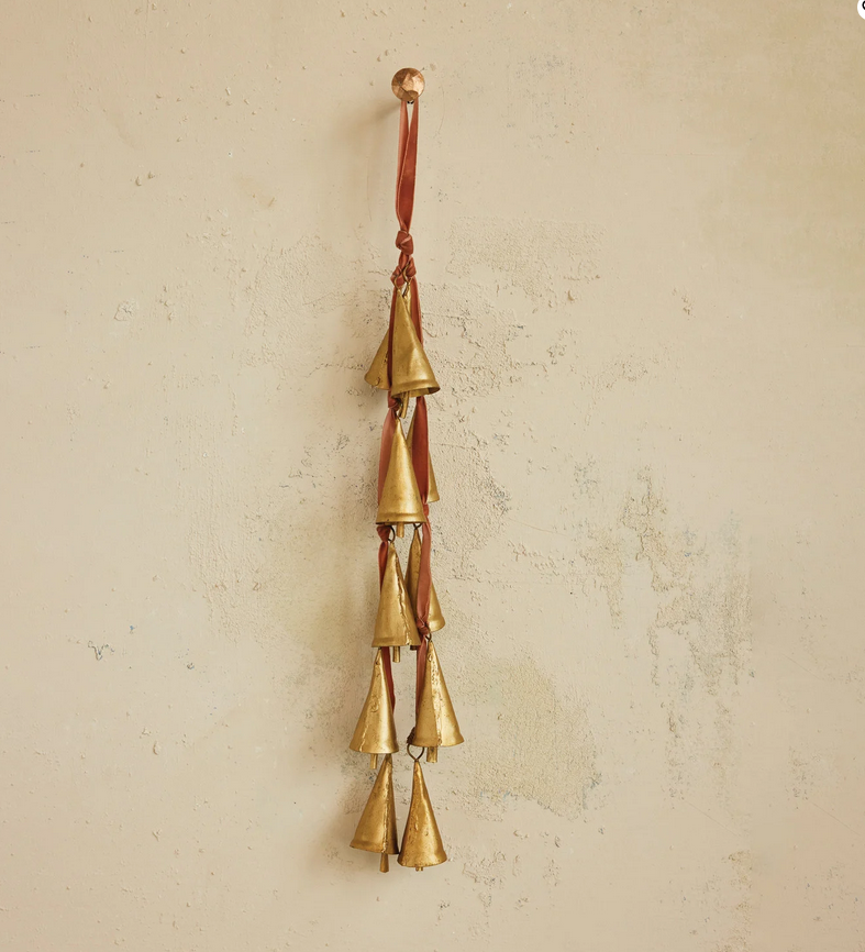 Gold Bells + Velvet Ribbon