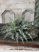 Glittered Cedar Sphere