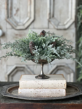 Glittered Cedar Sphere