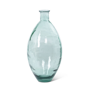 Recycled Glass Oval Vase