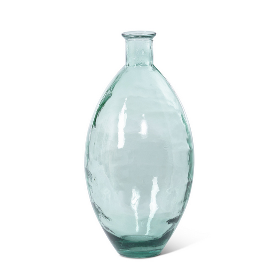 Recycled Glass Oval Vase
