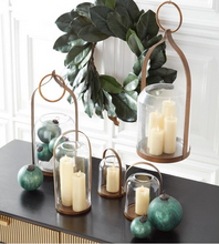 Round Loop Lantern Gold