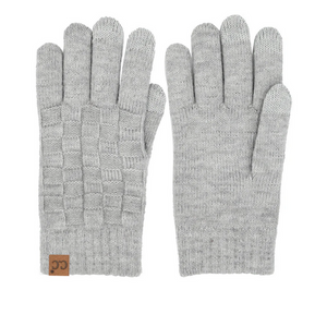 Woven Checked Glove