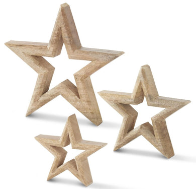 Wood Star Cut Out