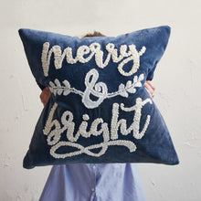 Merry & Bright Velvet Pillow