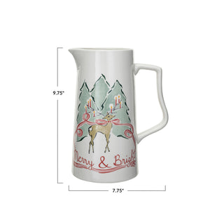 Merry & Bright Pitcher